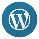 website, Logo, Wordpress DarkCyan icon