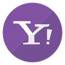 Company, search engine, Logo, yahoo, website SlateBlue icon