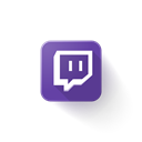 Logo, Twitch Black icon