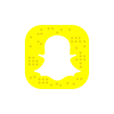 Logo, Label, Ghost, snapchat logo Black icon