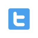 twitter logo, Letter T, Logo, Label Black icon
