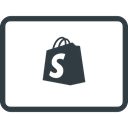 shopify, online, Money, ecommerce, pay, credit, payments Black icon