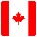 flag, canada Red icon