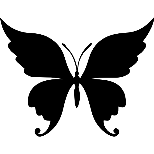 butterfly, Animal, Animal Kingdom, Silhouette, Top View, insects ...