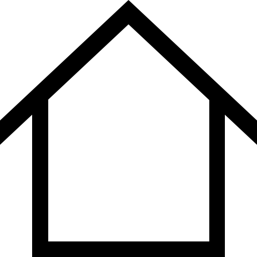 Home, button, Building, Outlined, web, house, outline, interface icon