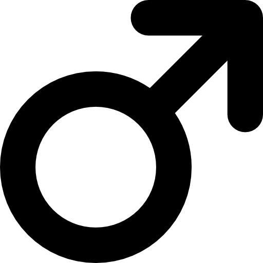 male, Gender, Man, shapes icon