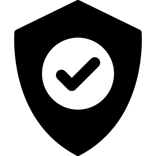 security, secure, defense, weapons, check mark, Protection icon