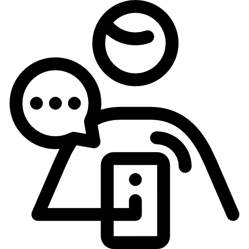 smartphone, stick man, speech bubble, cellphone, technology, Message