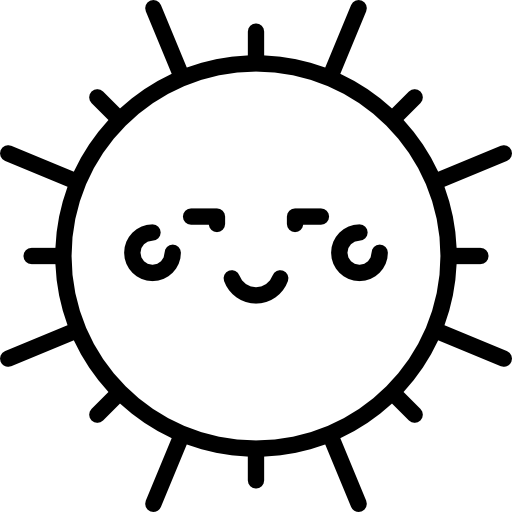 Summer Nature Summertime Day Cute Drawing Icon