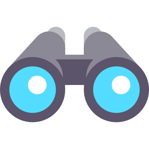 Goggles Spy Eye Tools And Utensils Sight See Binoculars Icon