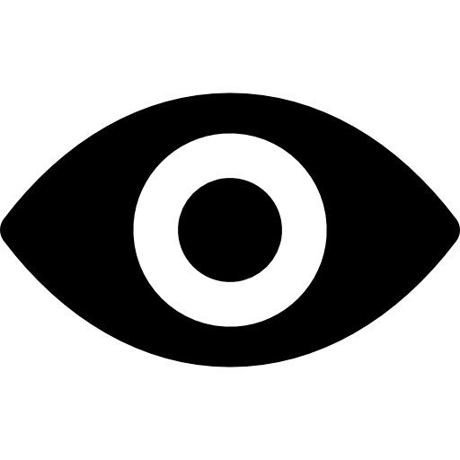 view, visible, Visibility, Eye, medical, interface icon