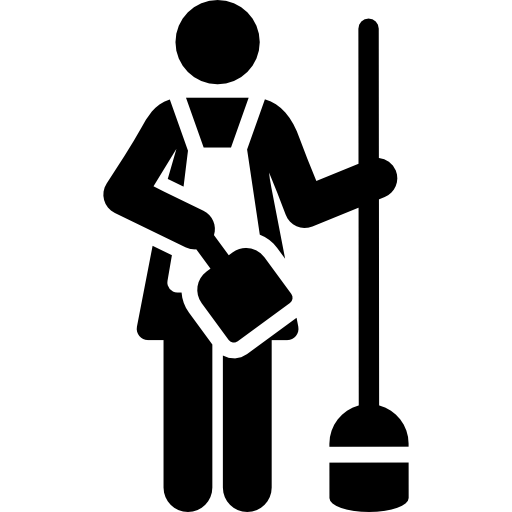 Humanpictos, sweeping, cleaning, Housekeeping, people, Brooming icon