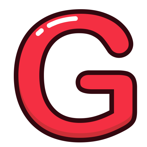 red, g, Alphabet, Letter, letters icon