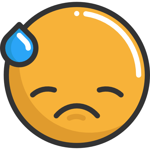Emoji Feelings Smileys Embarrassed Emoticons Icon 