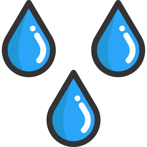 8 bit raindrop icon