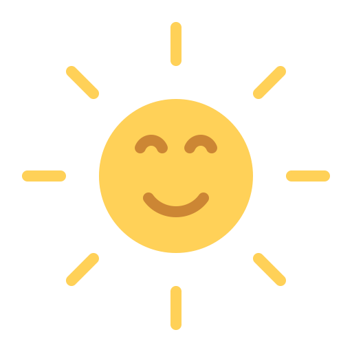 forecast, Sunny, spring, summer, sun, weather icon
