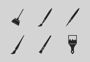 Brush Set | Free icon packages