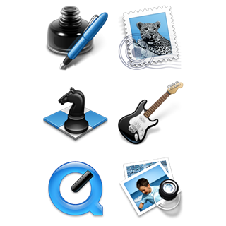 Black & Blue Add on icon packages