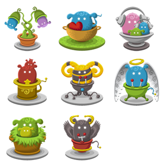 Basket Monsters 2 icon packages