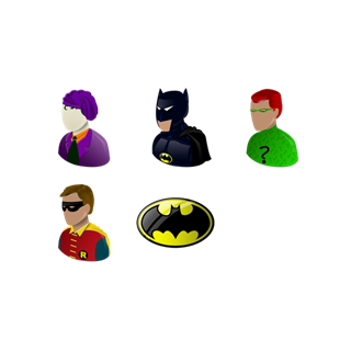 Batman icon packages