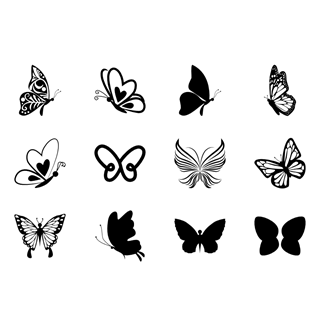 Butterflies icon packages