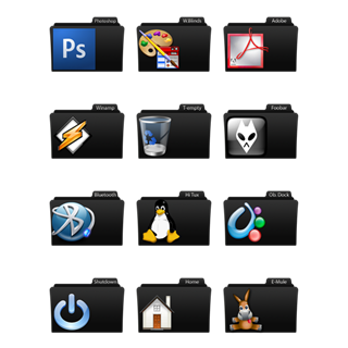 Black Glamour icon packages