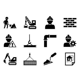 Building trade icon packages