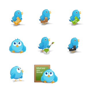 Birdies: A Free Twitter icon packages