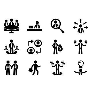 Business People icon packages