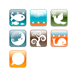 Twitter Land icon packages