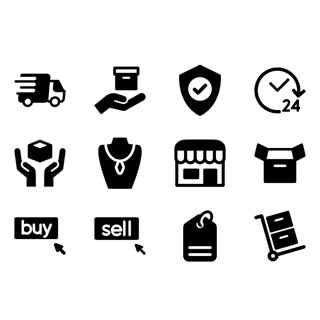 E Commerce icon packages