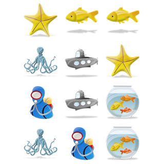 Aquatic icon packages